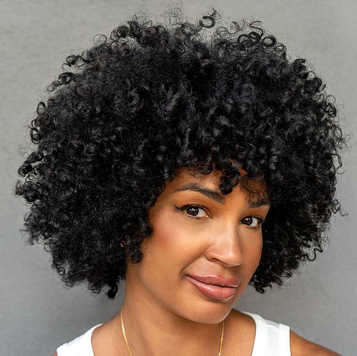 Chic Bob for Voluminous Curly Hair