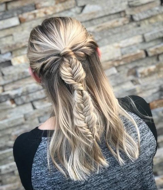 Chic Bohemian Braids Ponytail