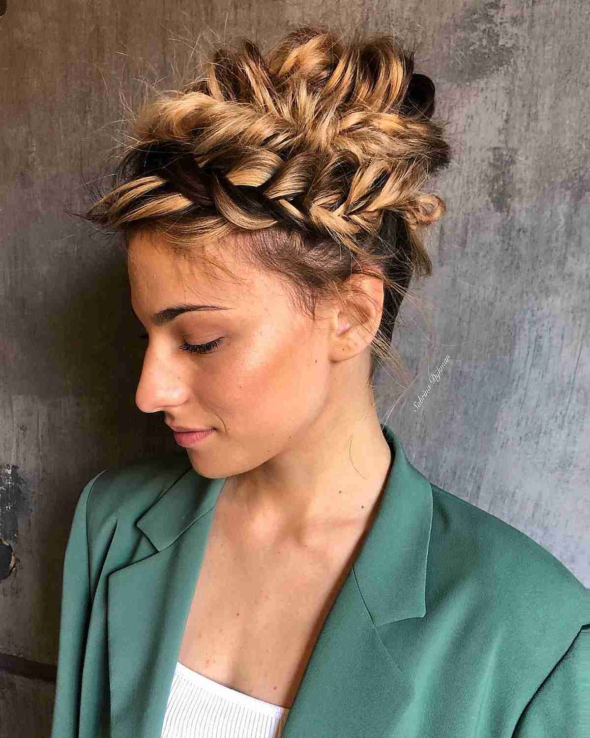 Chic Braided Bridal Updos