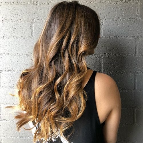 Chic Bronze Caramel Highlights