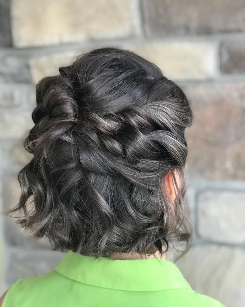 Chic Chignon for Short Locks