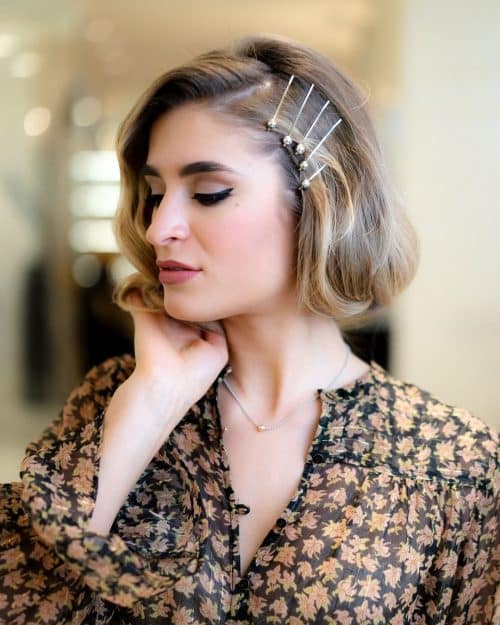 A charming faux bob ideal for thinning hair