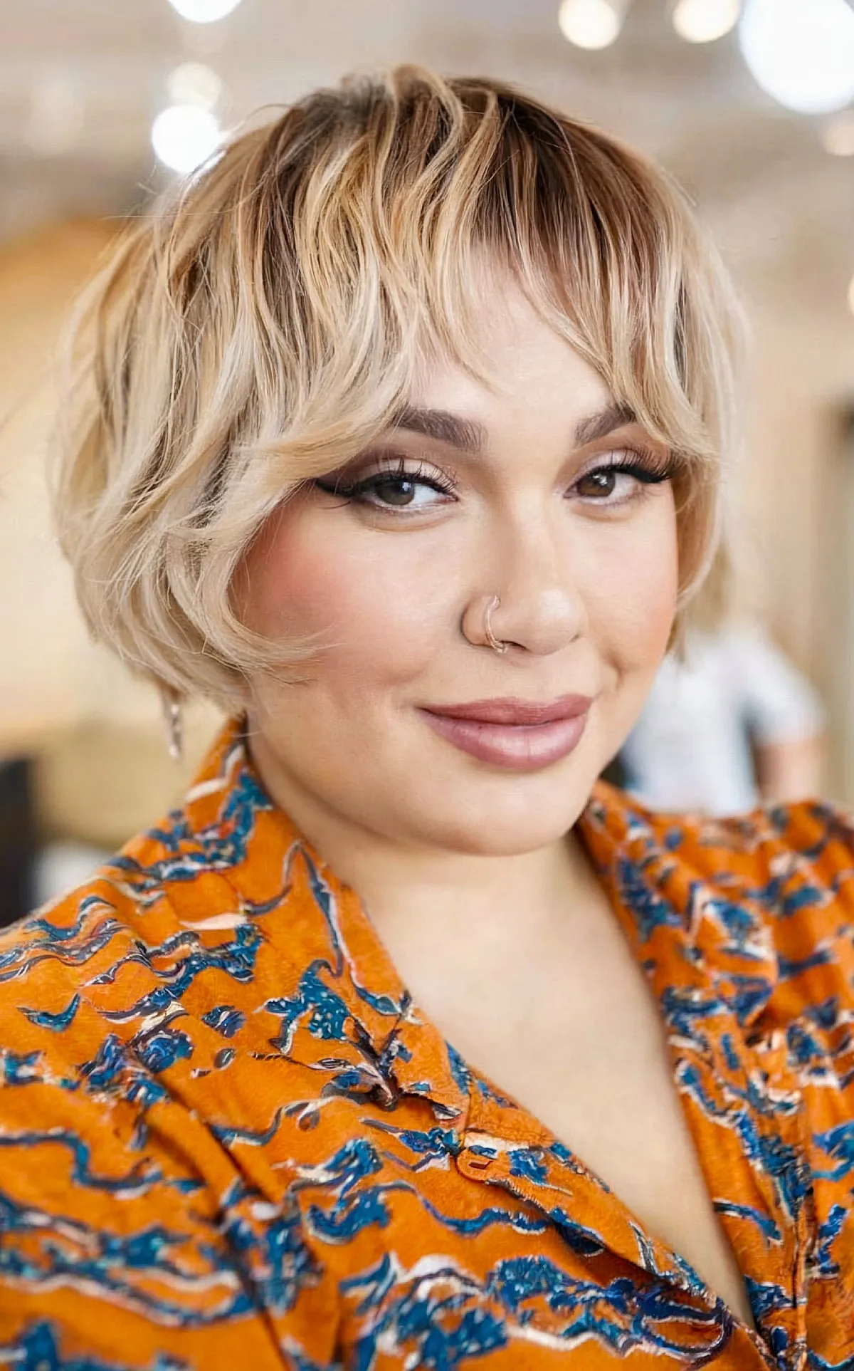 Sleek French Pixie Bob and a Face Frame for Round Faces