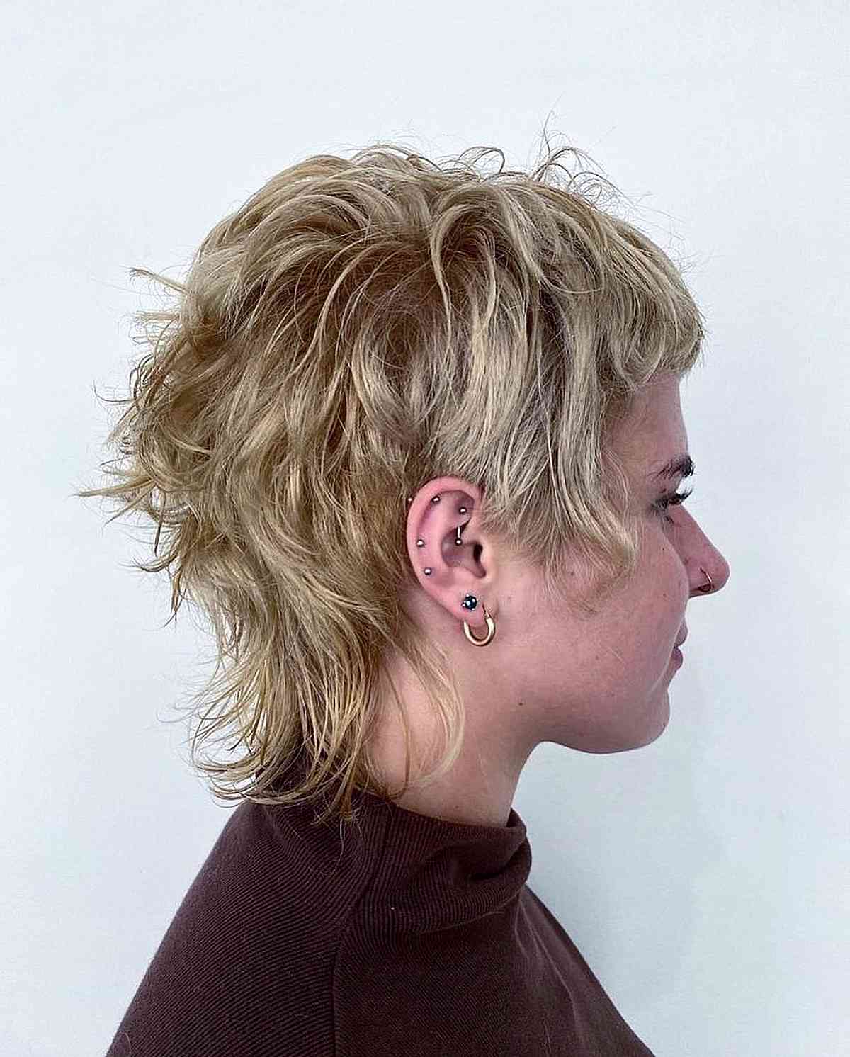 Chic Long Pixie Shag with Layered Texture