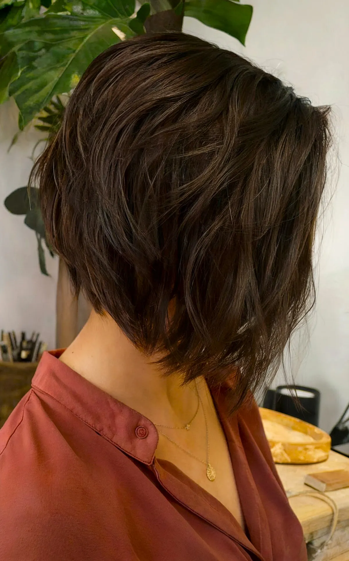 angled bob for girls