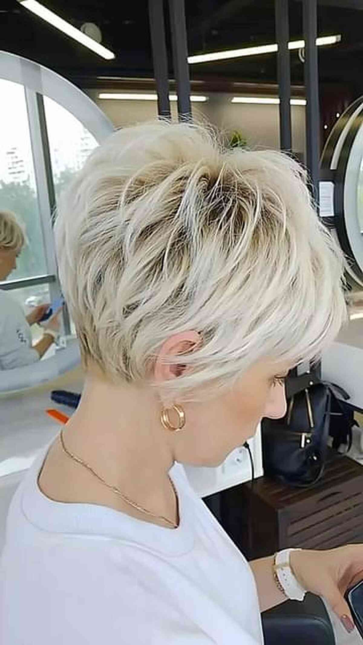 Chic Messy Undercut Short Thick Hairstyle