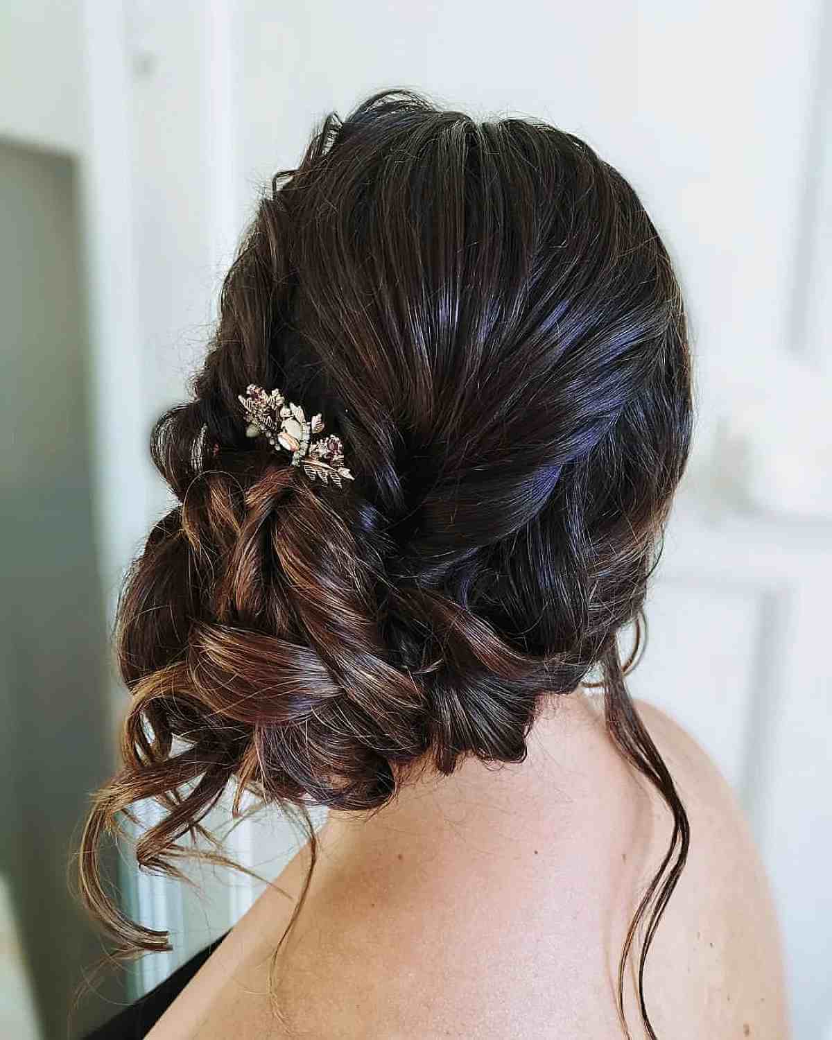 Chic Mid-Length Side-Swept Bun