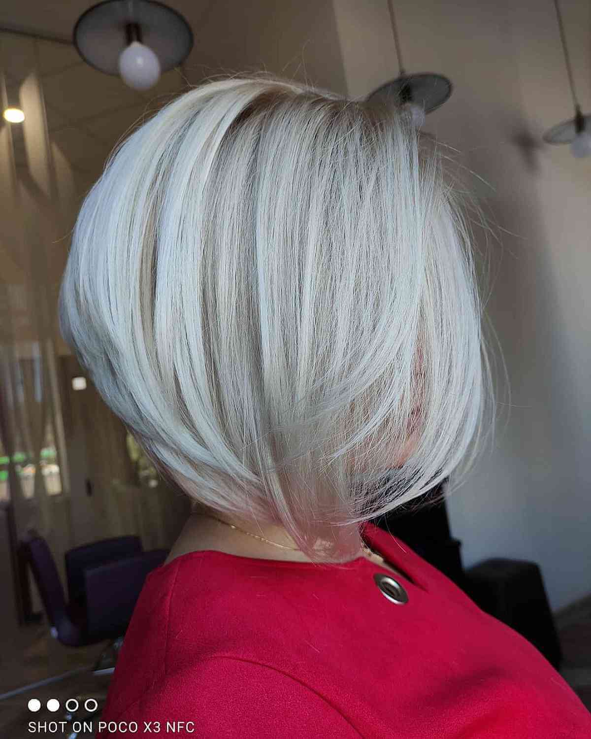 Chic Neck-Length Stacked Bob