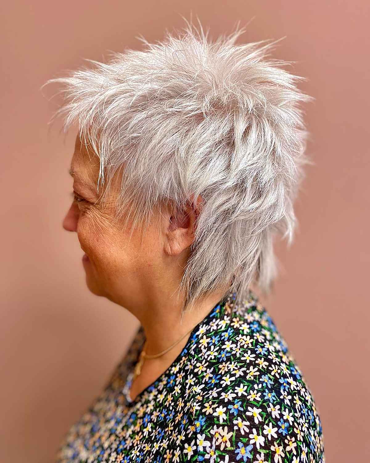 chic short shag hairstyles for women over 70