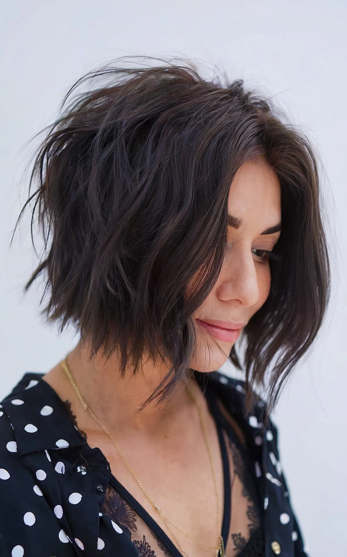 chic shaggy bob hairstyle