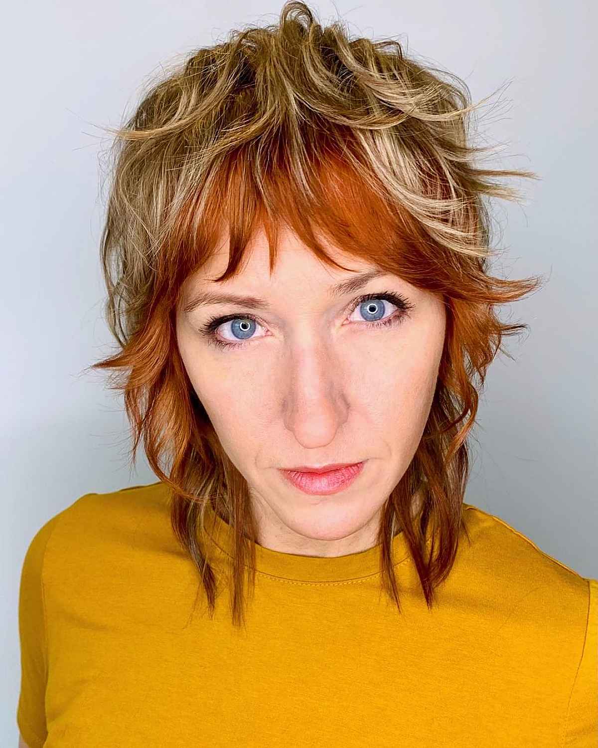 Chic Shaggy Mullet