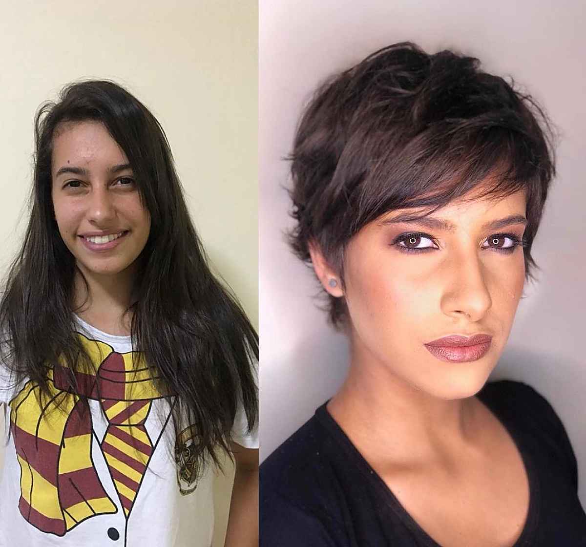 Chic Shattered Pixie with Side-Swept Bangs