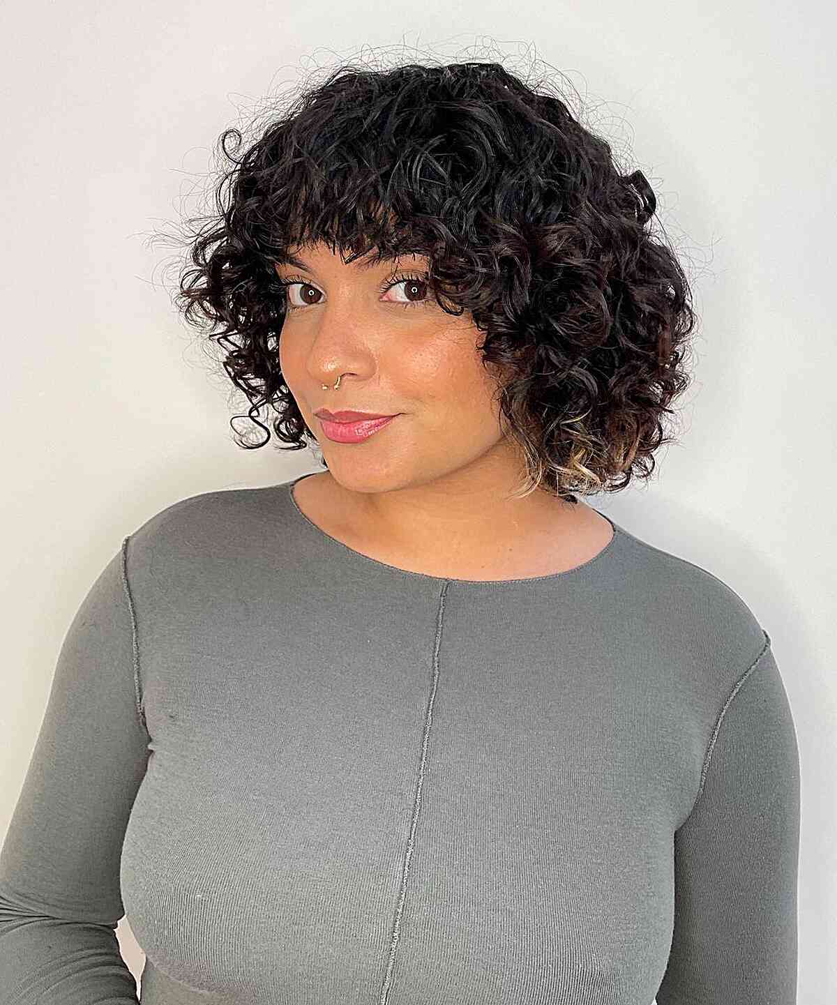 Chic Short-Length Razor Cut Curly Shag for Thick Hair