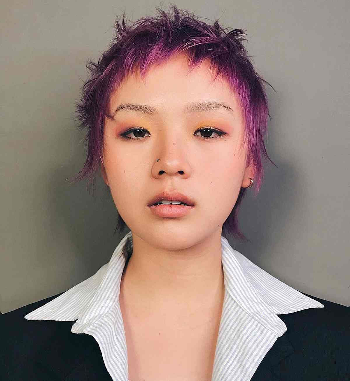 Chic Short messy pixie hairstyles for asian girl