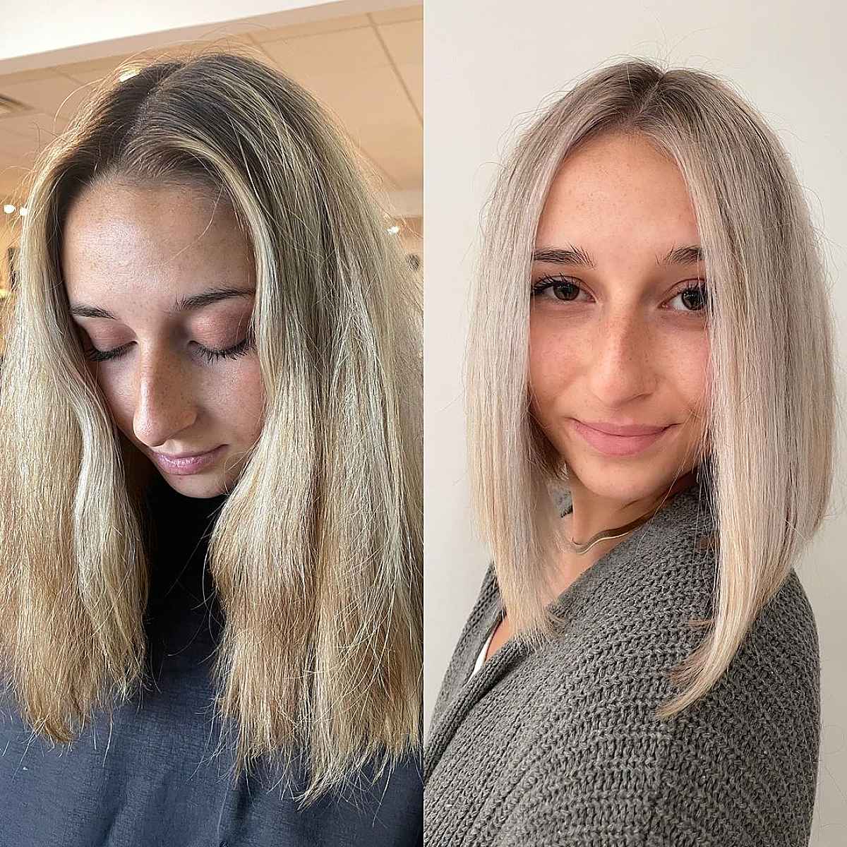 Chic Shoulder-Length Blunt Cut