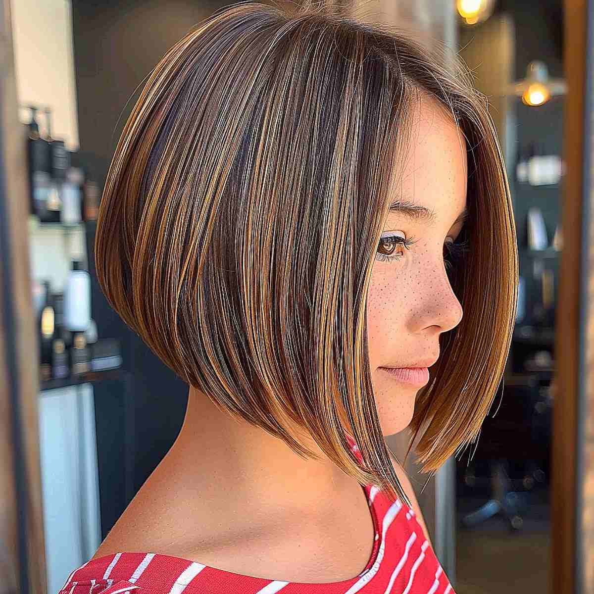 Chic Stacked Bob hairstyle