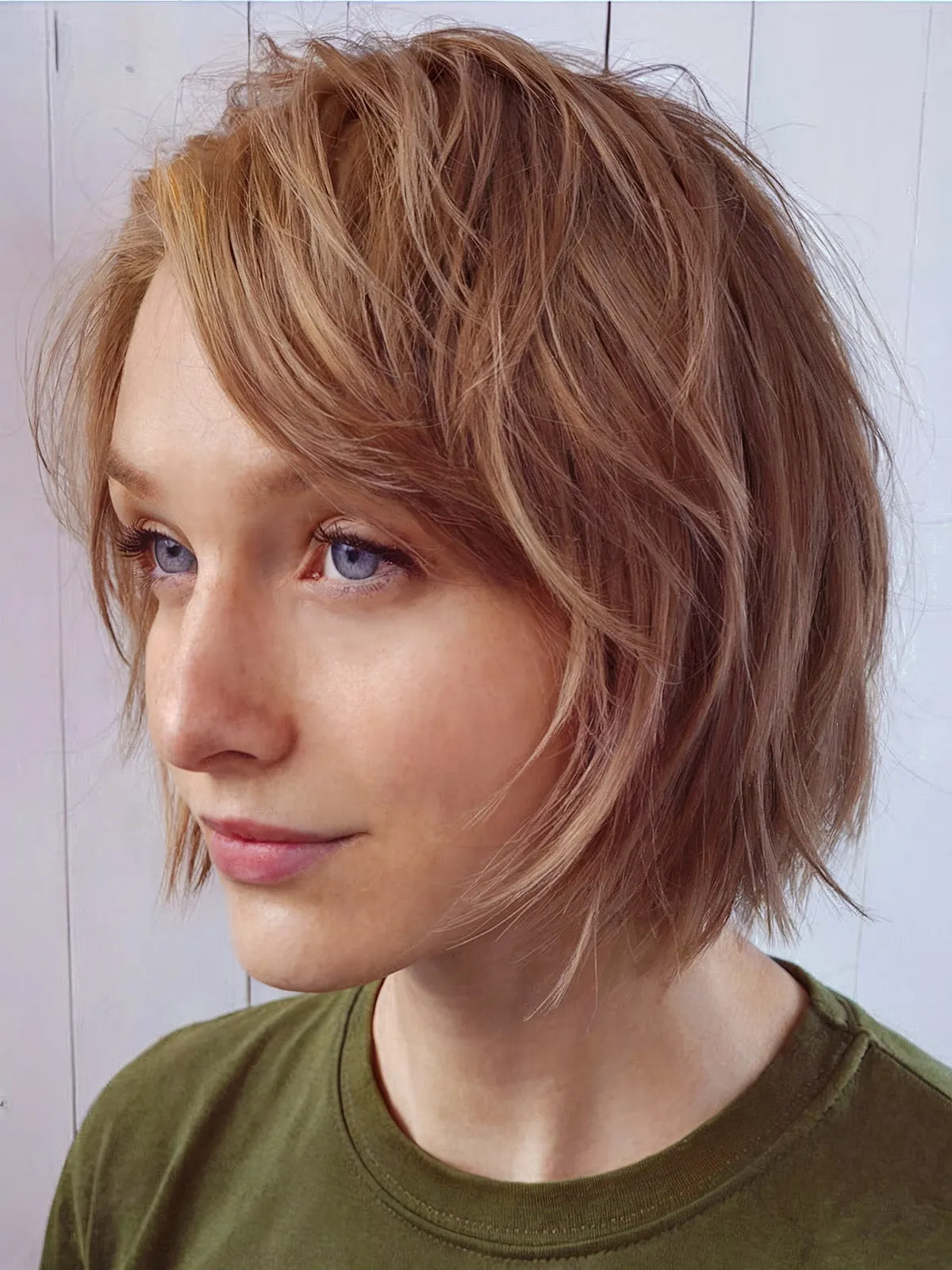 Chic very short bob with textured layers
