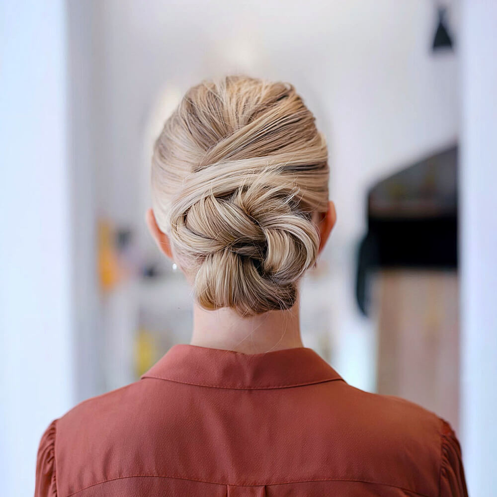 Chic Wrapped Braided Bun