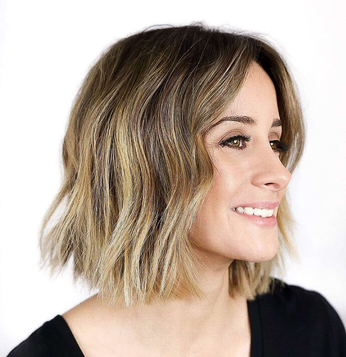 choppy bob for fine hair