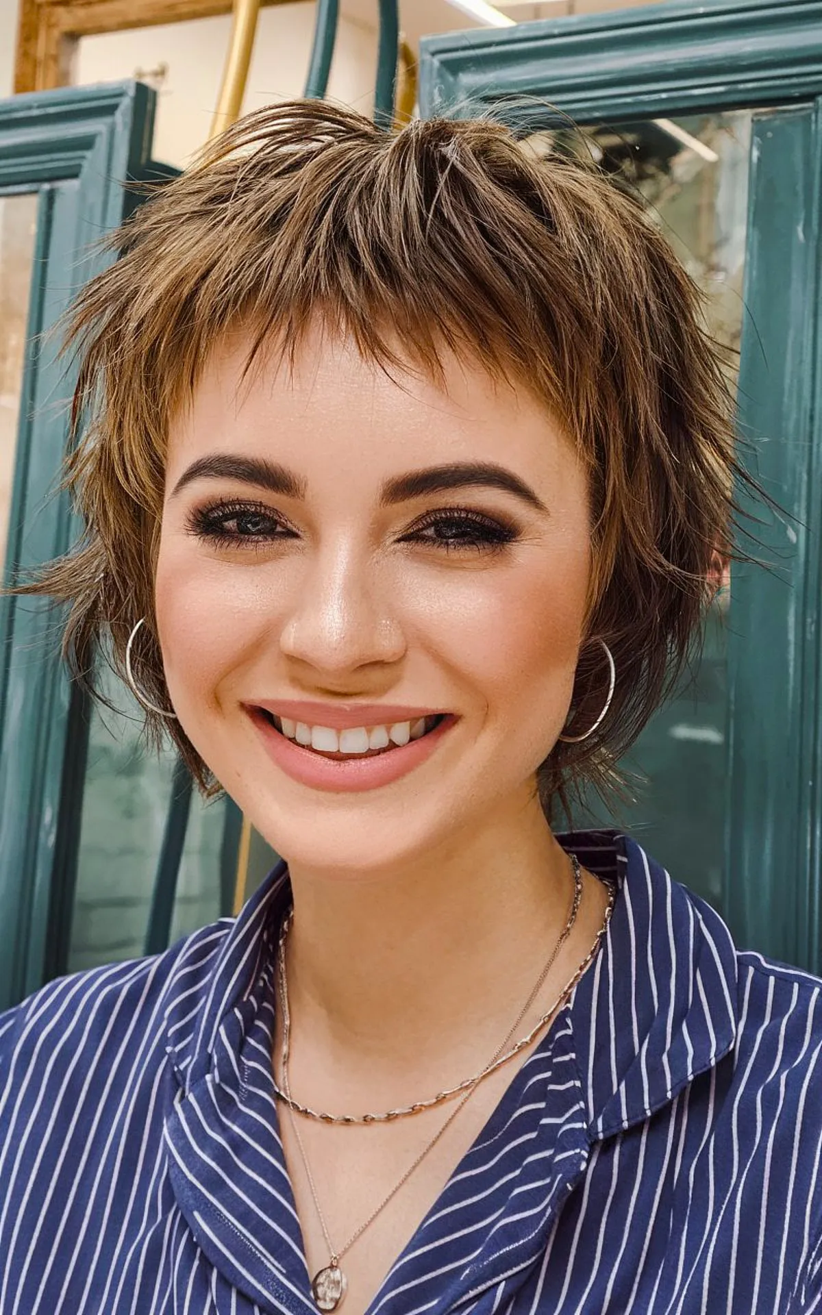 Chin-Length Choppy Shaggy Crop with Ultra-Short Layers