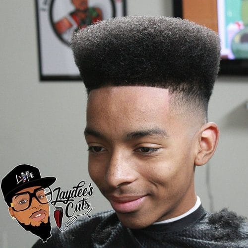 Classic Flat Top hairstyle