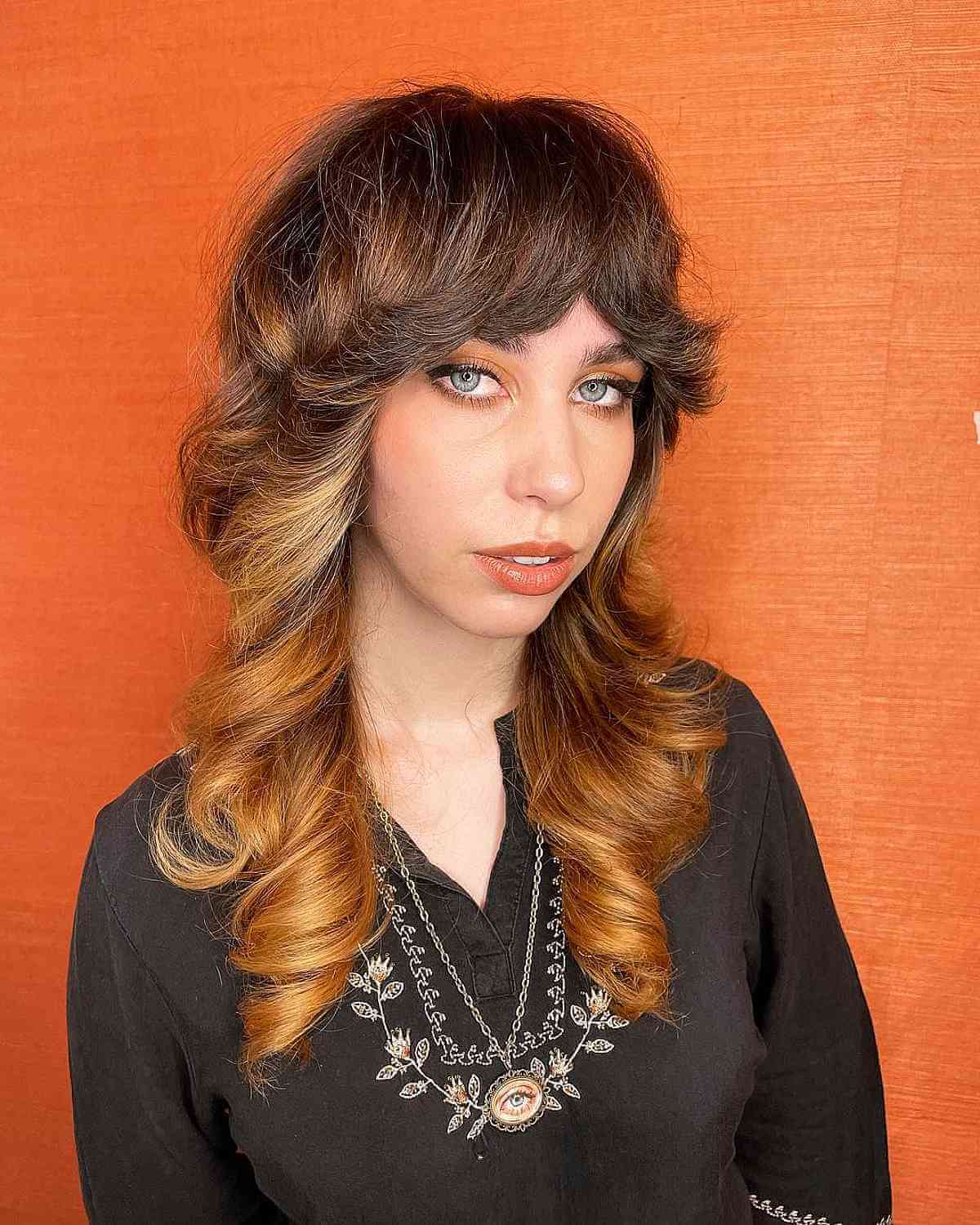 Classic Long Shag with Curtain Fringe