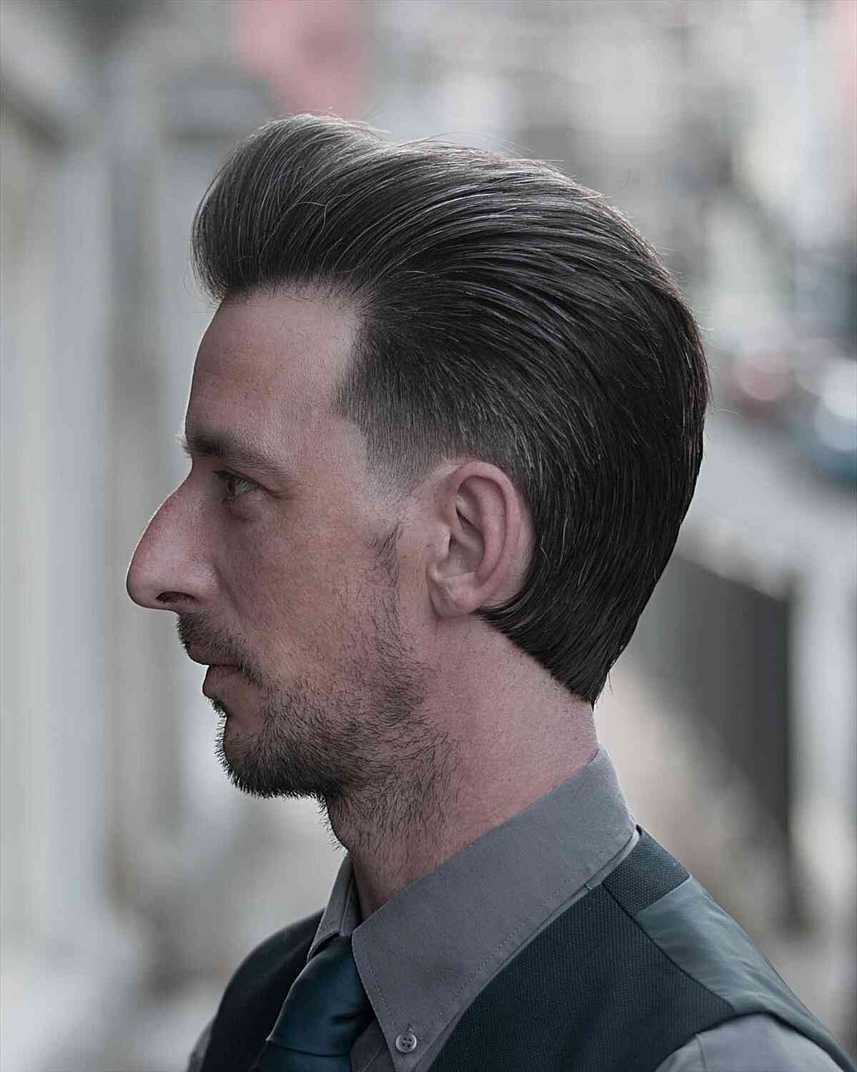 Classic Rock Pompadour for Men
