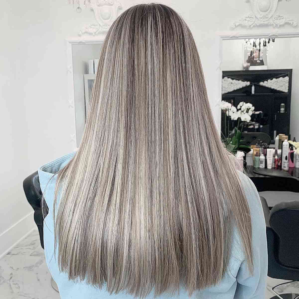 Complete Mushroom Beige Blonde Highlights