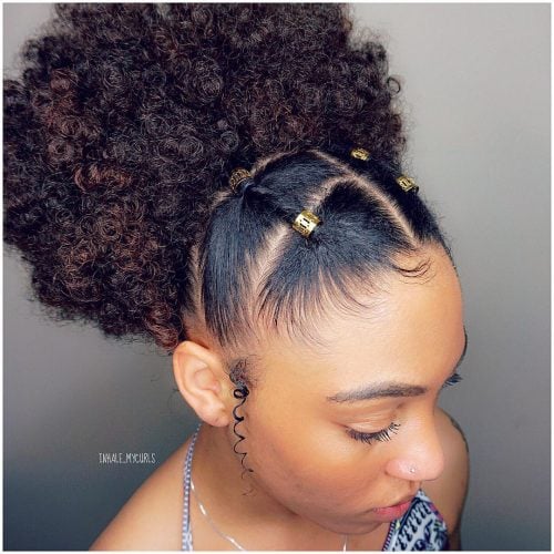 Complete Natural Pineapple Updo