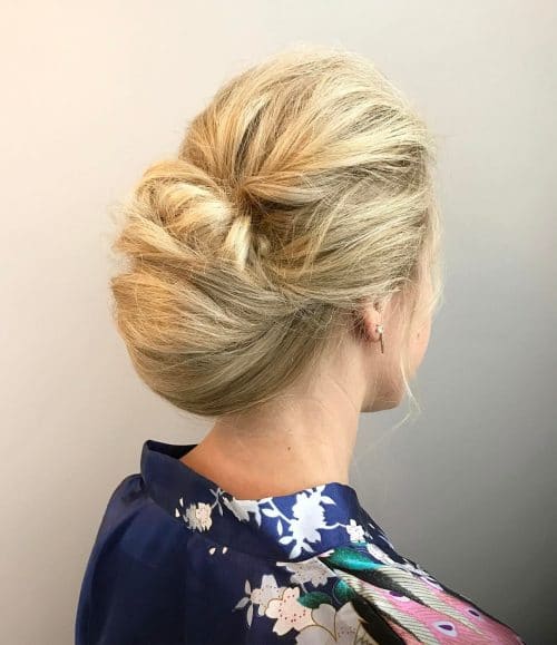 Contemporary Chignon hairstyle