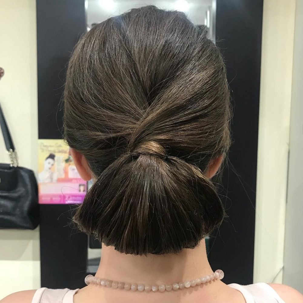 Contemporary Chignon Bun hairstyle