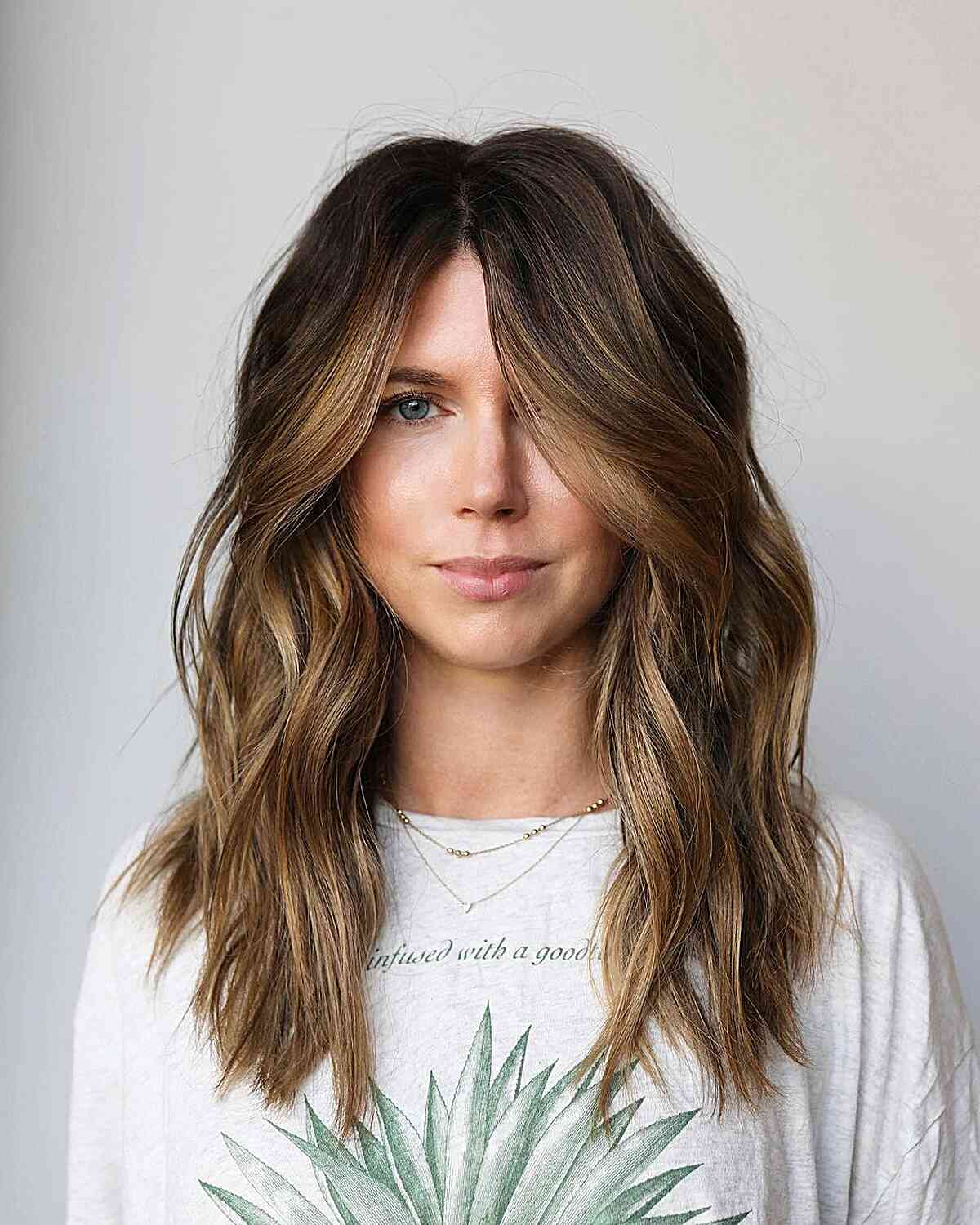 Contemporary Dimensional Highlights on a Modern Hairstyle