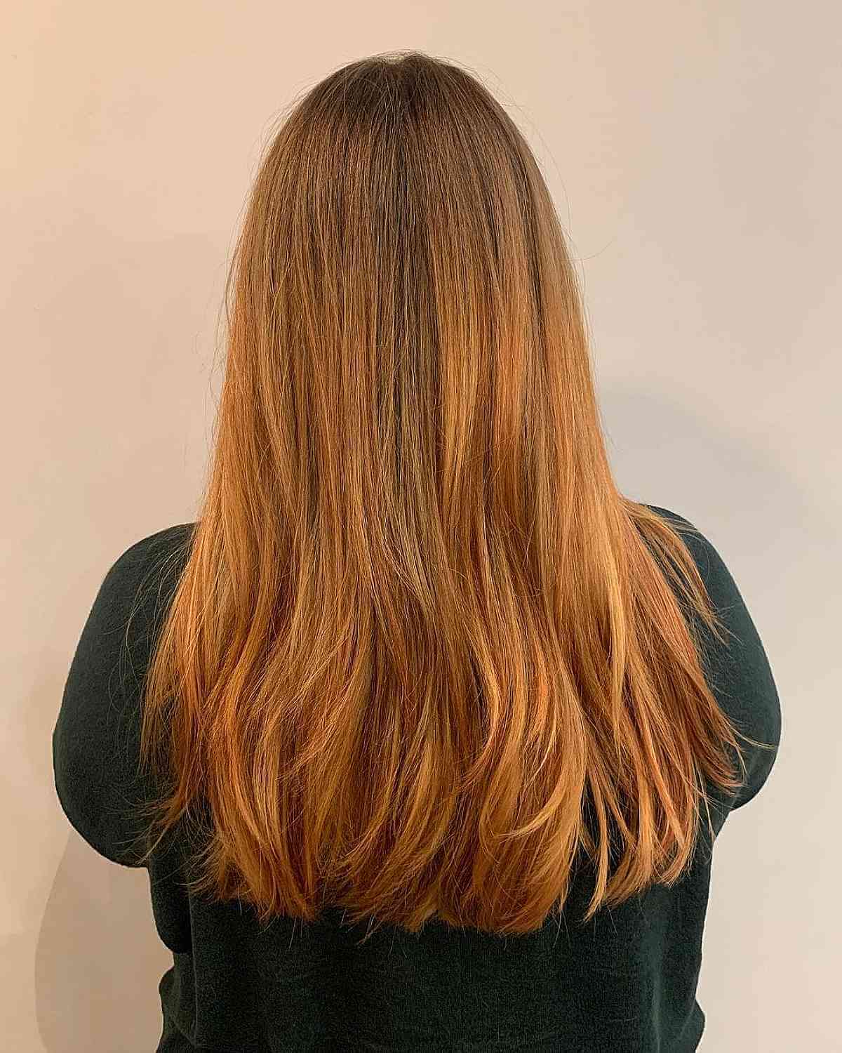 Copper Strawberry Blonde Ombre