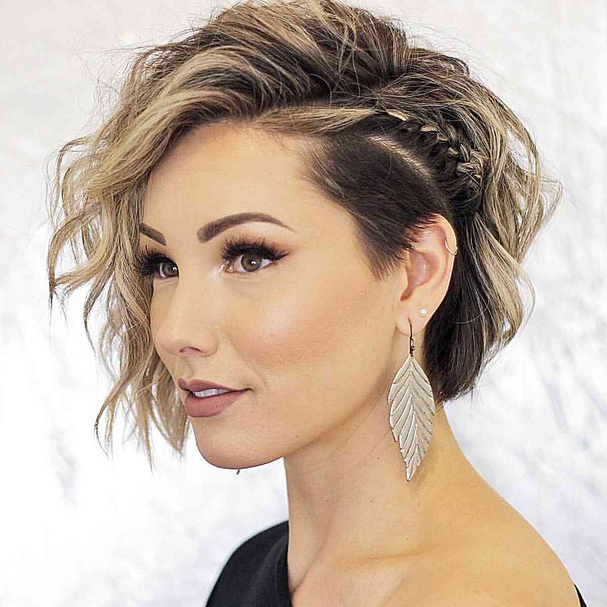 Creative Braids for Short Curly Hairstyles
