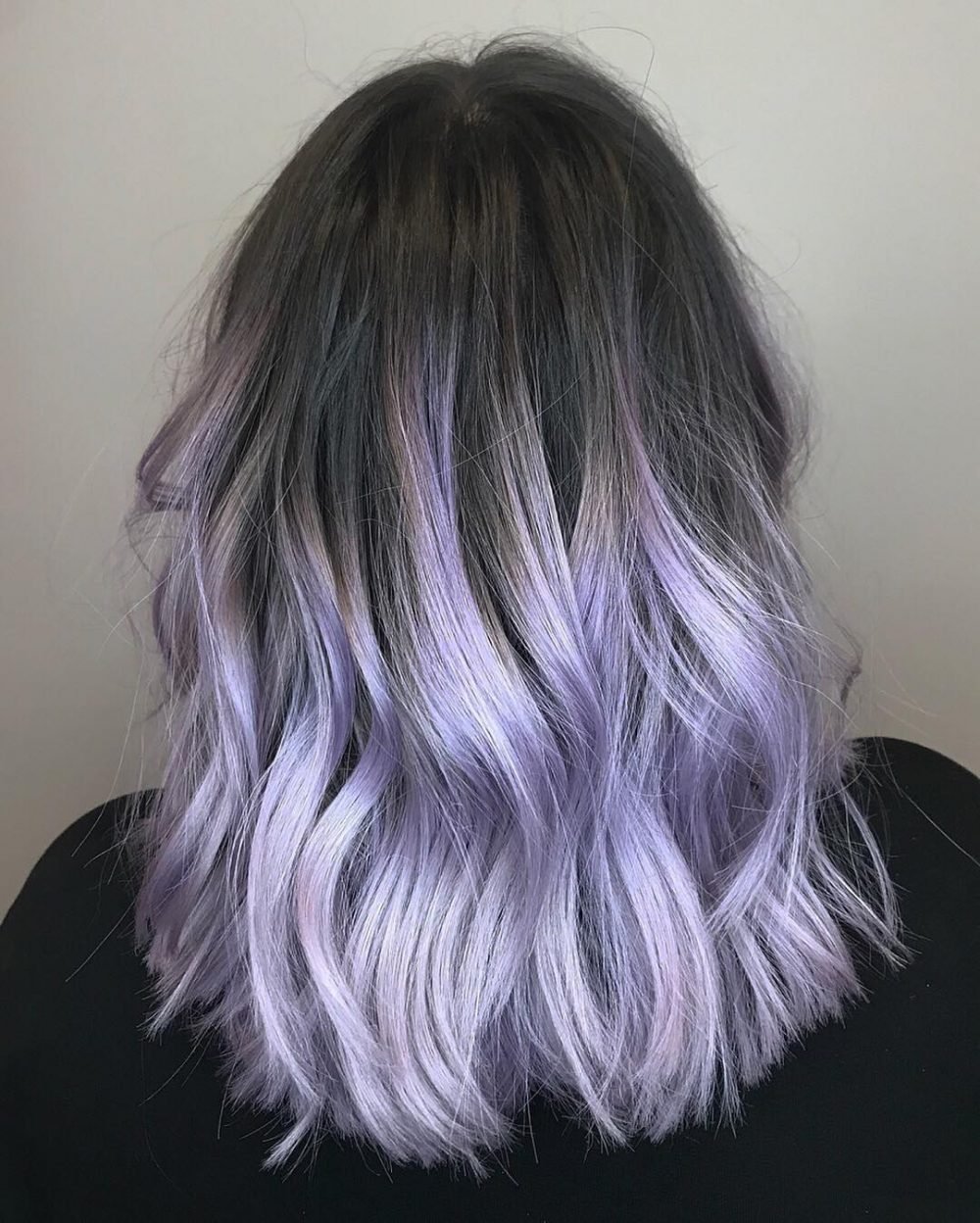 Dark to Lavender Ombre