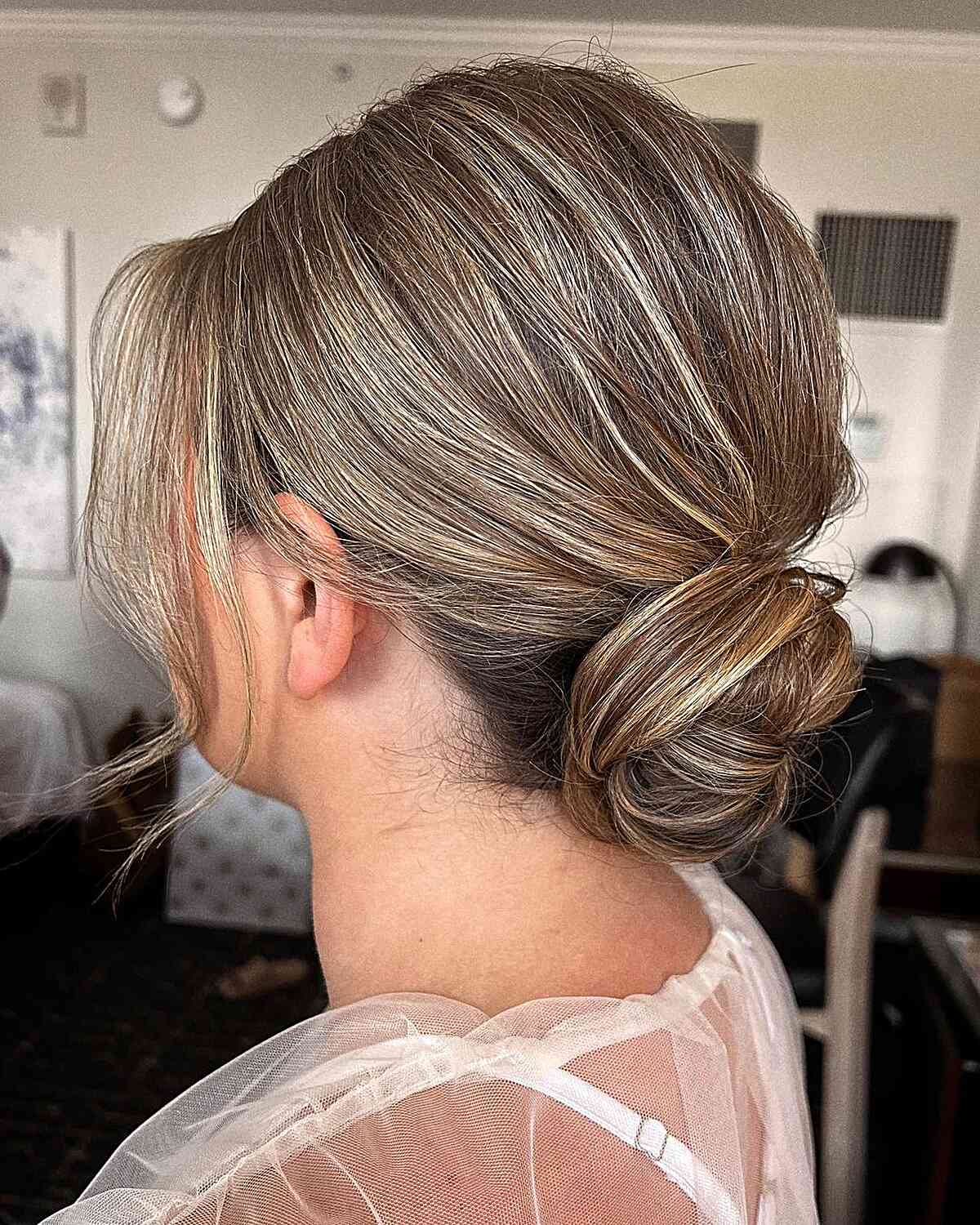 Delicate Low Chignon