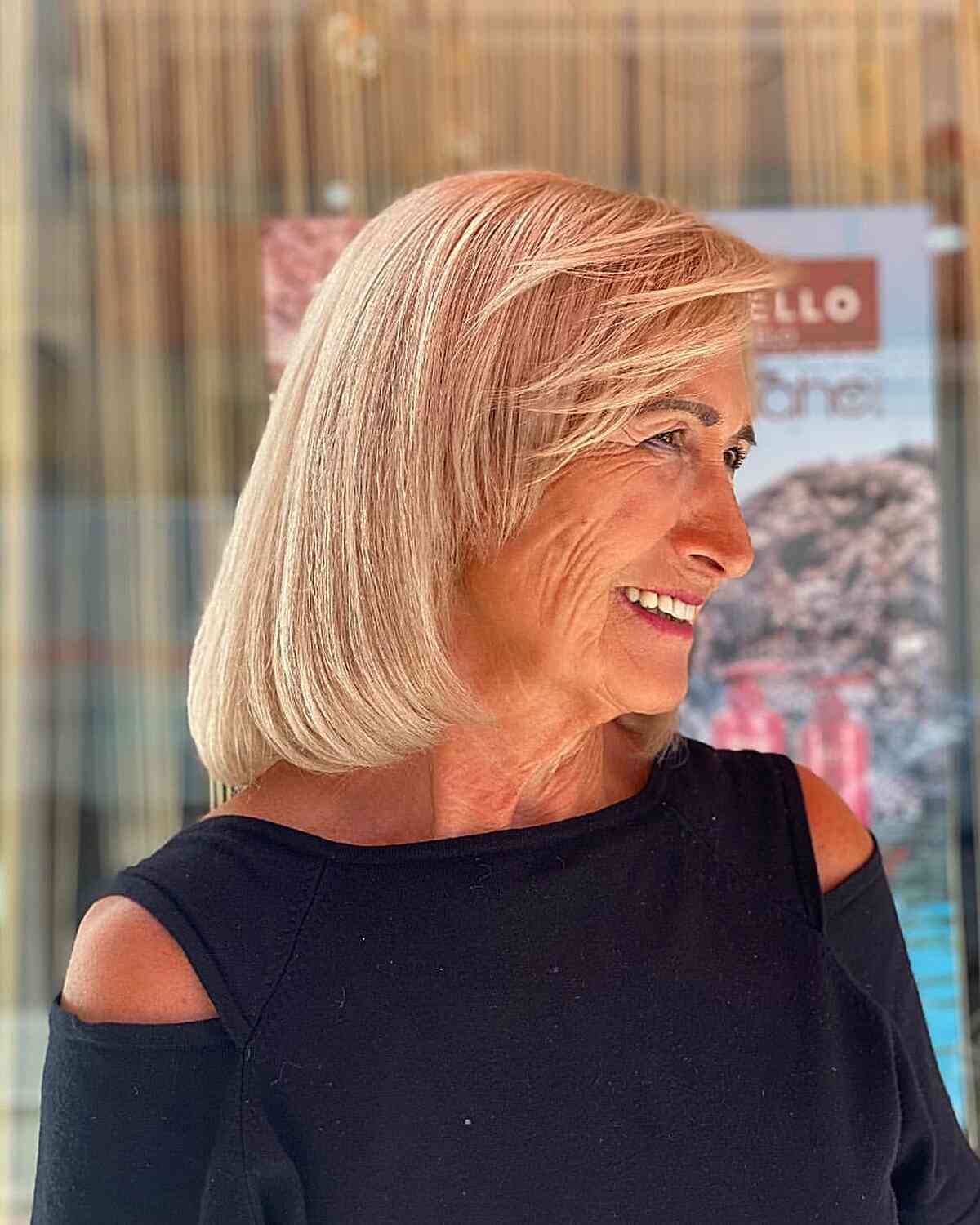 Delightfully Diaphanous Side Bangs Hairstyle