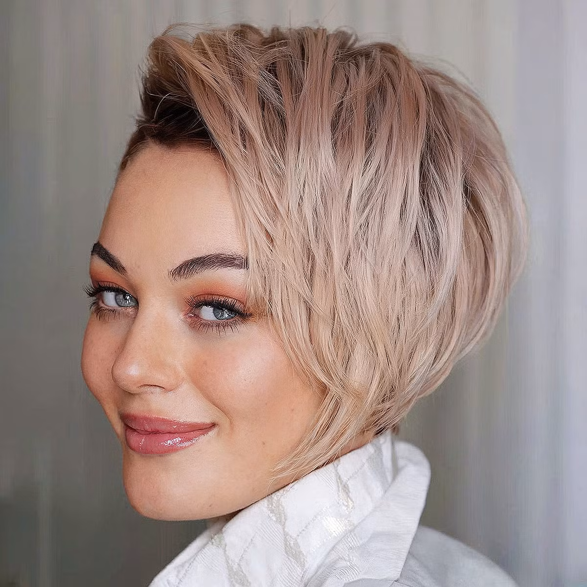 Discreet Undercut on a Pixie Bob