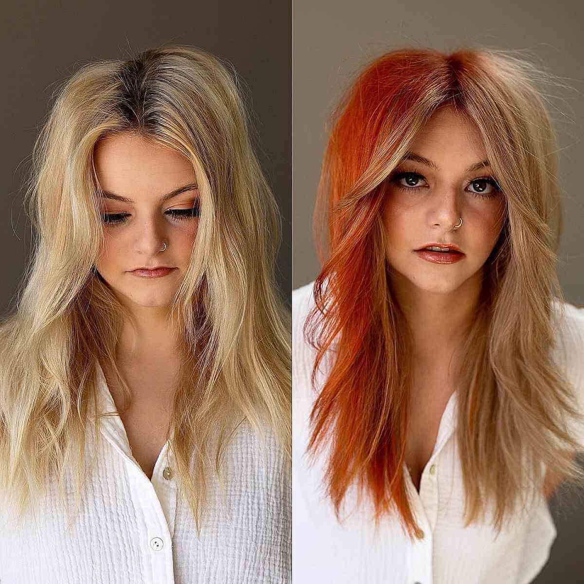 Dual-Toned Hair Color