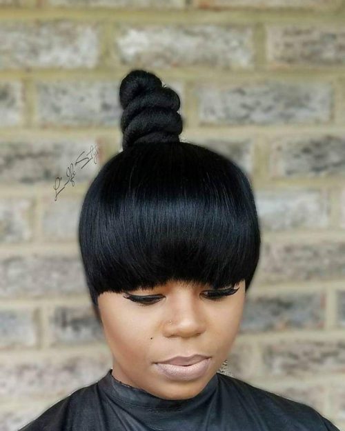 Effortless and Stylish Top Knot