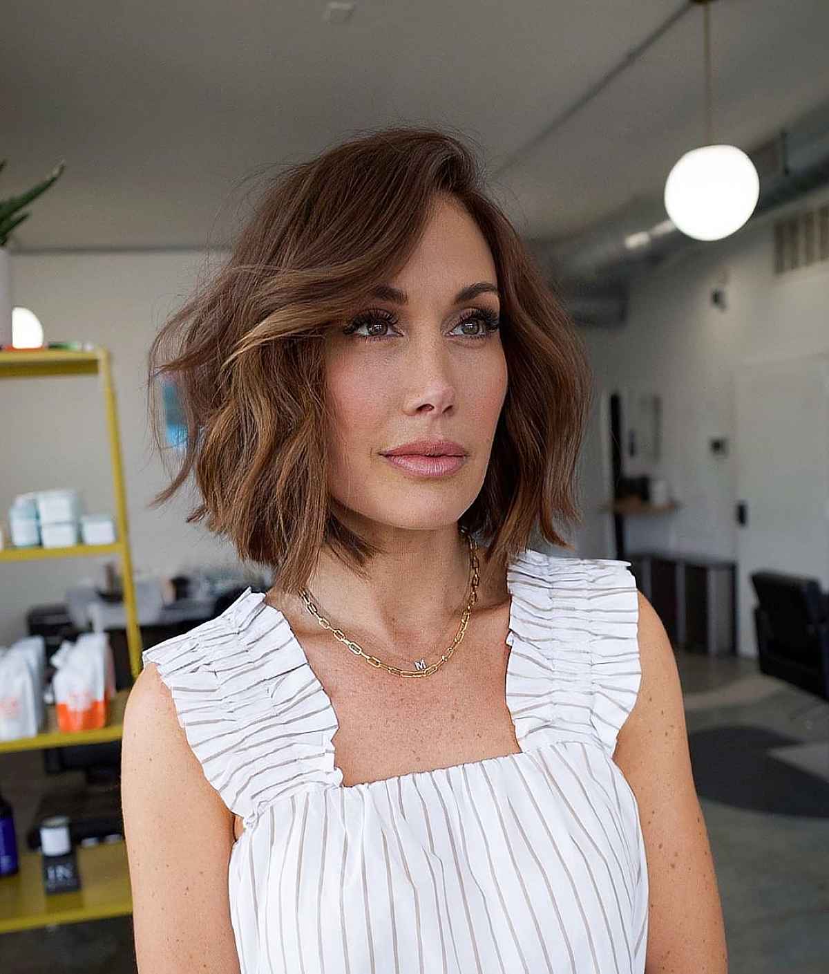 effortless bob for ladies over forty