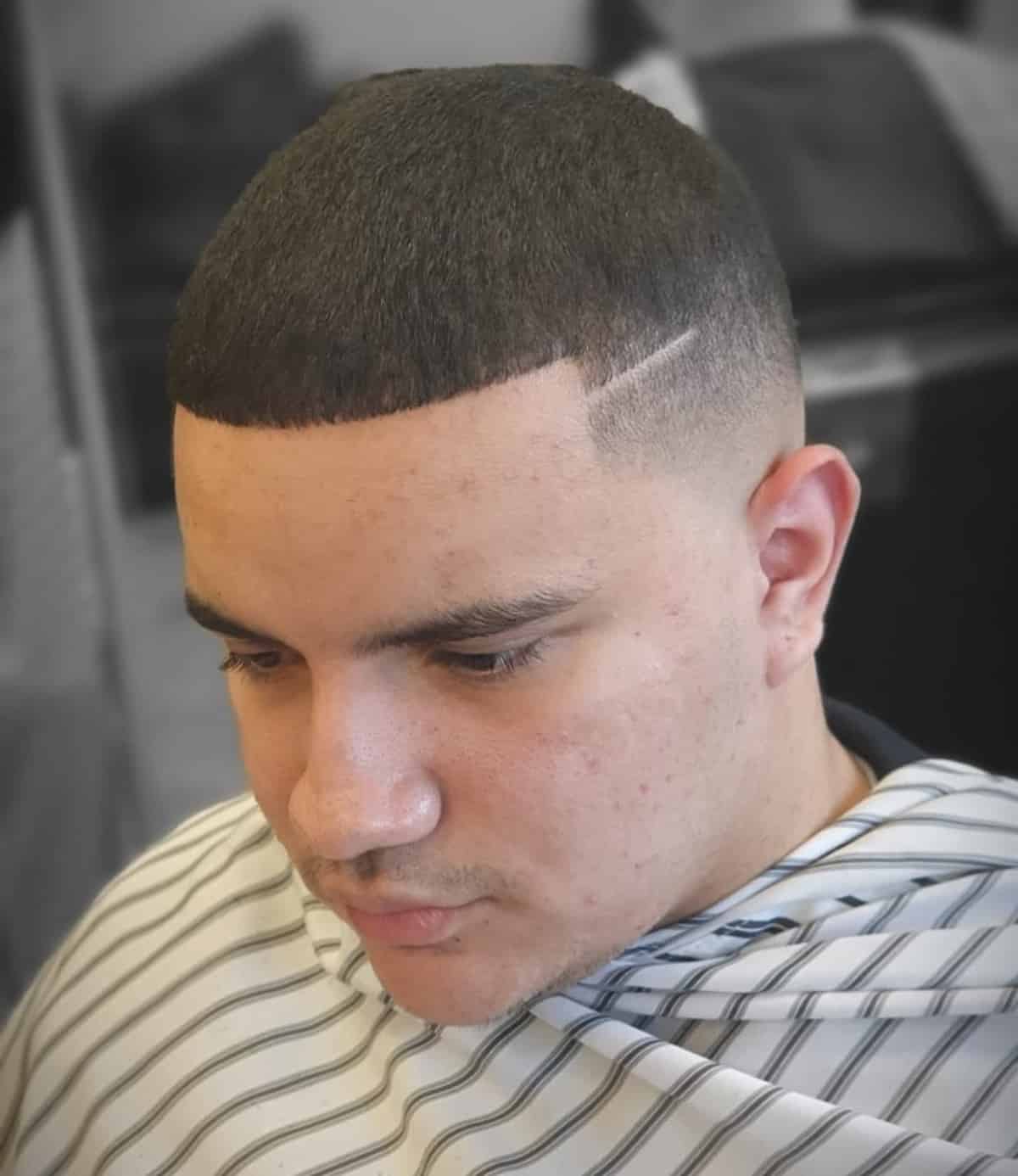 Effortless Buzz cut and caesar style for men