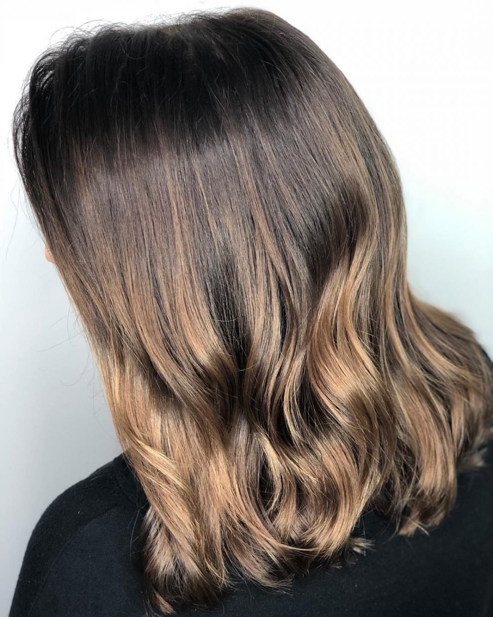 Effortless Dark to Medium Golden Brown Ombre