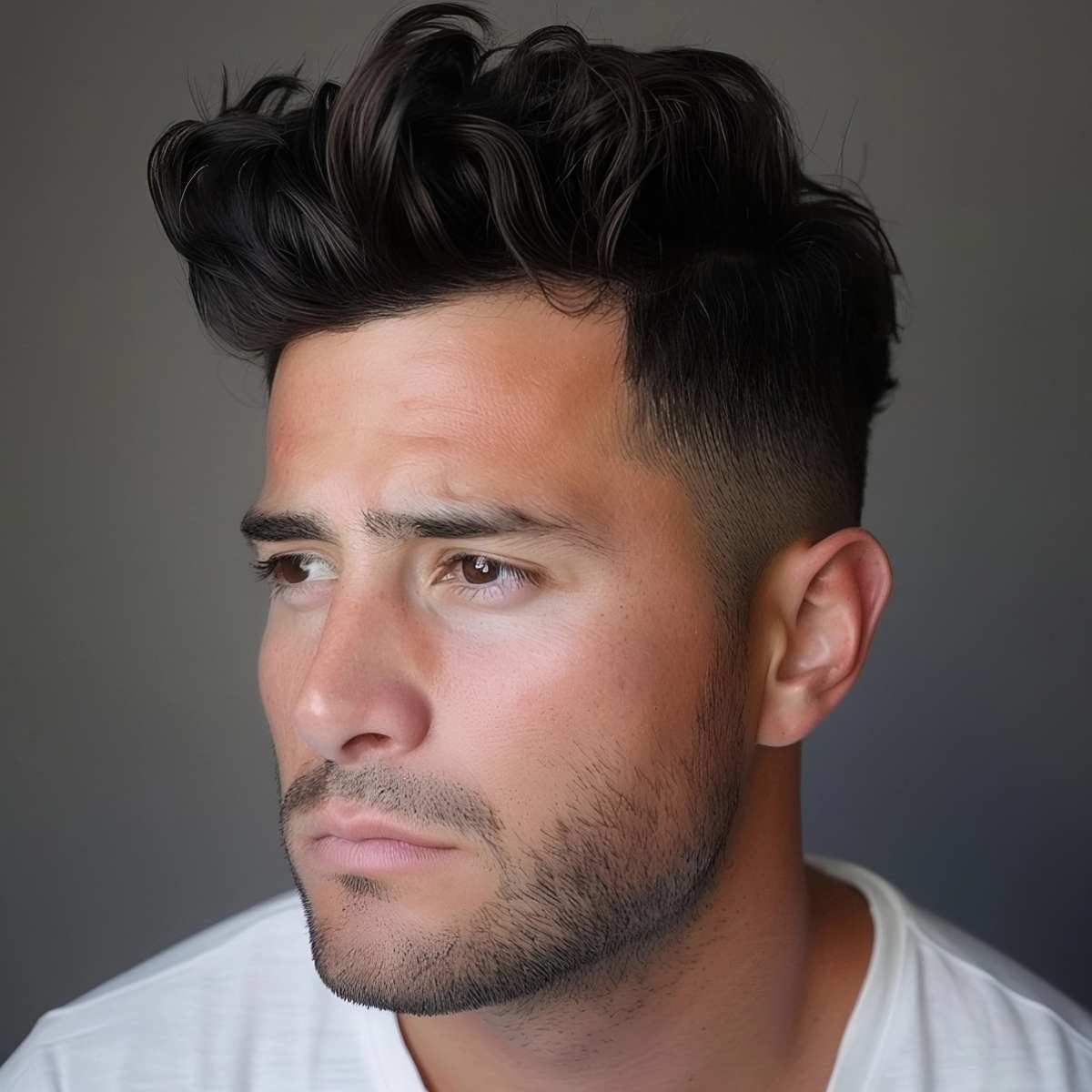 Effortless Disconnected Pompadour