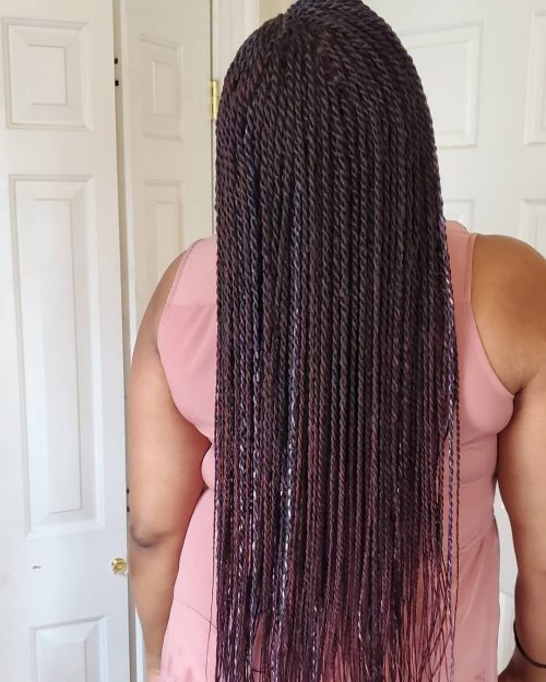Effortless micro twist braids