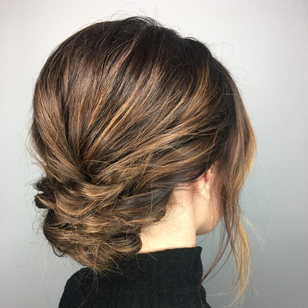 Effortless Modern Chignon hairstyle