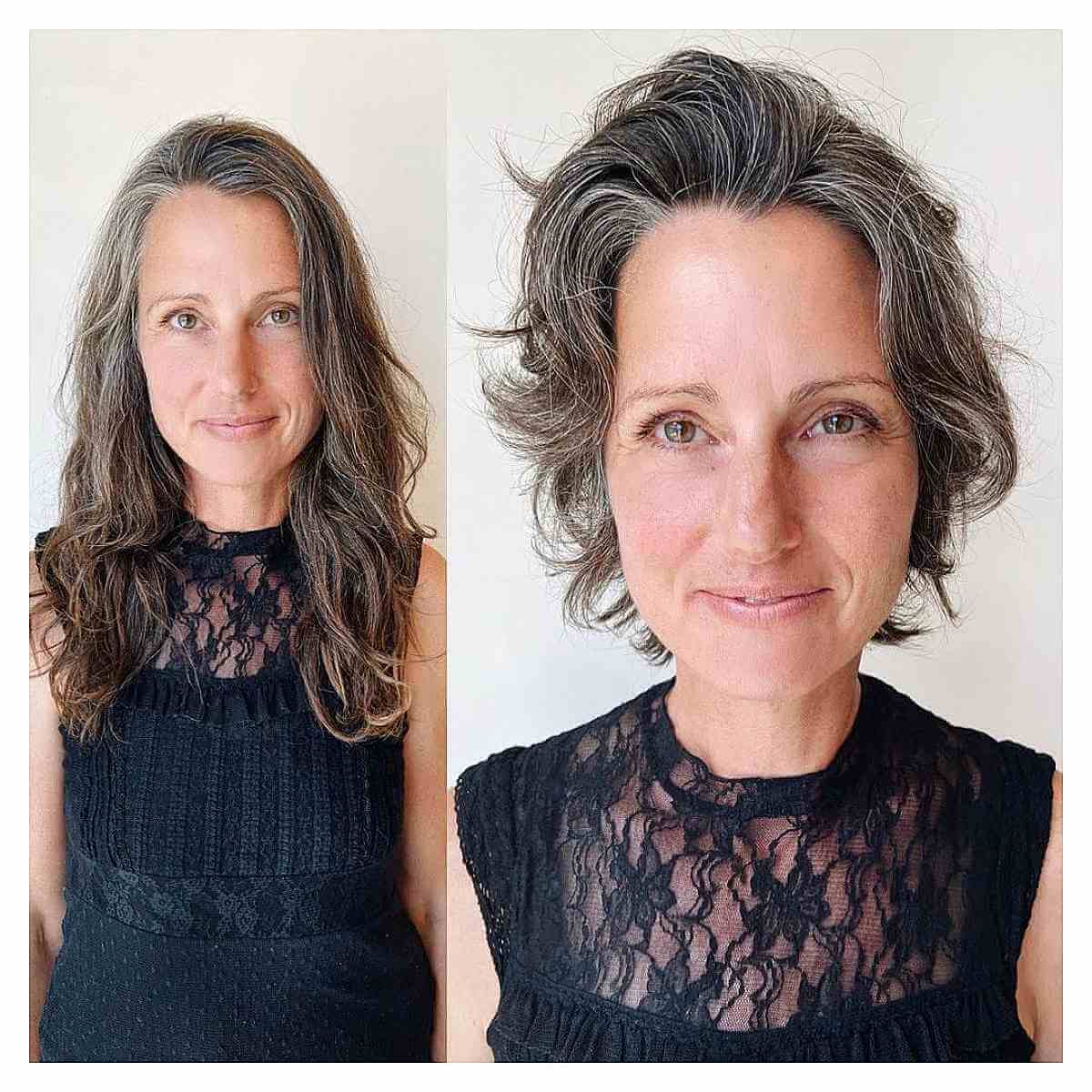 Effortless Short Shag without Bangs for Ladies 50 and Up