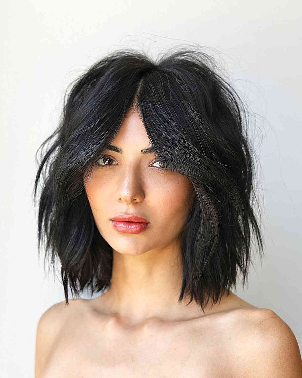 Effortless Textured Internal Layers Modern Hair