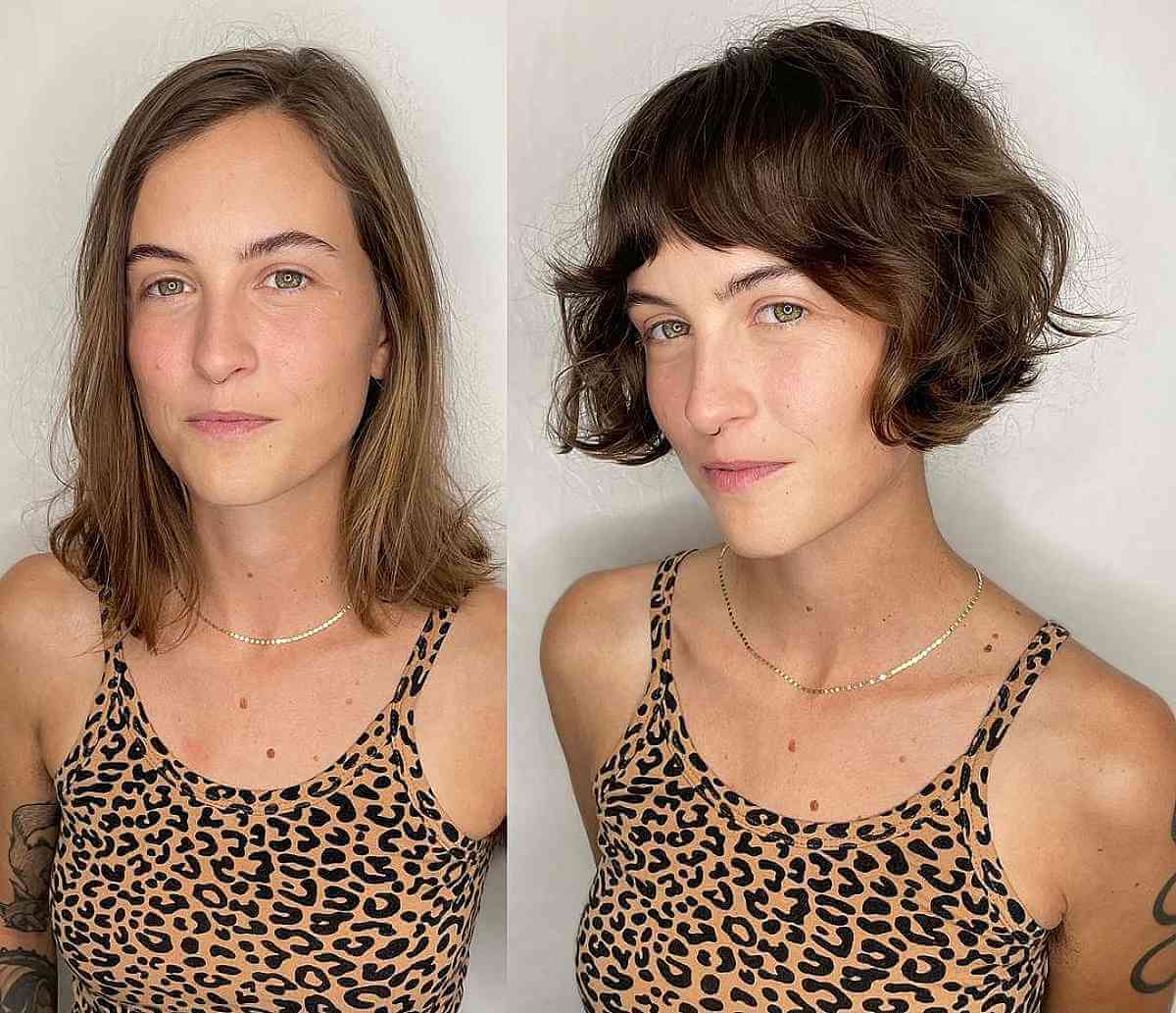 Effortless Wavy French Bob for Fine Hair