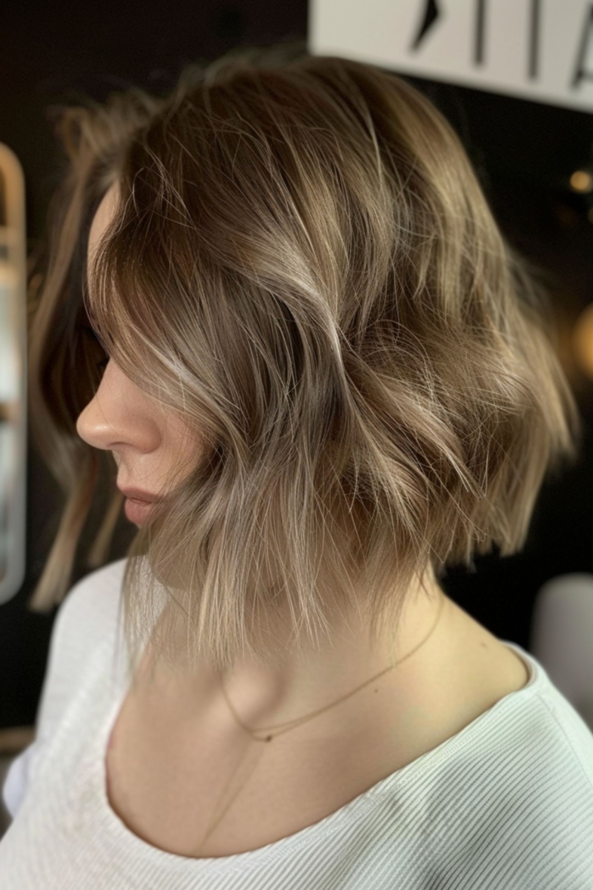 Short Choppy Graduated Bob